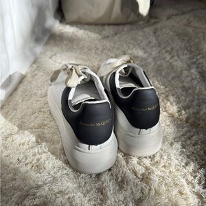 Alexander McQueen White and Black Sneakers